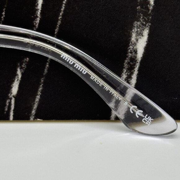 NEW MIU MIU MU05XV 15Z1O1 CAT EYE WOMEN EYEGLASSES VMU 05X 15Z1O1, MU 05XV - Picture 9 of 10
